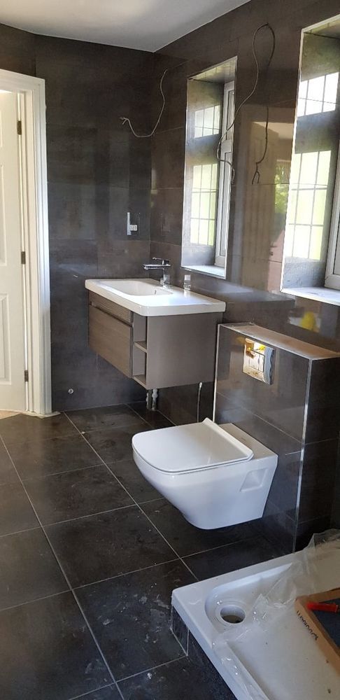 Bathroom under construction
